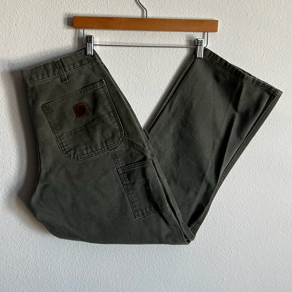 Carhartt B11 MOS green work wear carpenter pants